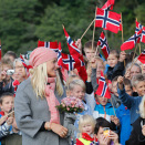 Kronprinsessen i Audnedal (Foto: Terje Bendiksby / NTB scanpix)